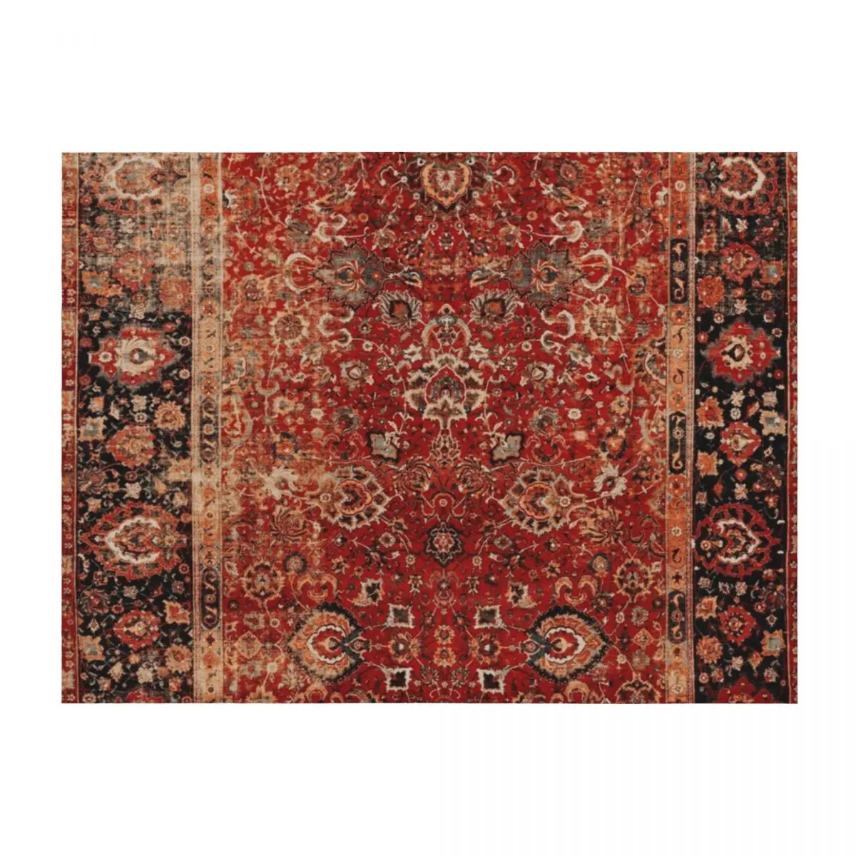 

17th Century Afghanistan Rug Print Throw Blanket Bed Fashionable Comforter cosplay anime Blankets