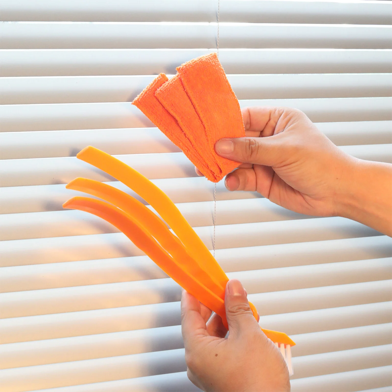 Window Grooves Cleaning Brush Long Handle Narrow Gap Cleaning Tool for Air Conditioner Shutters Dust