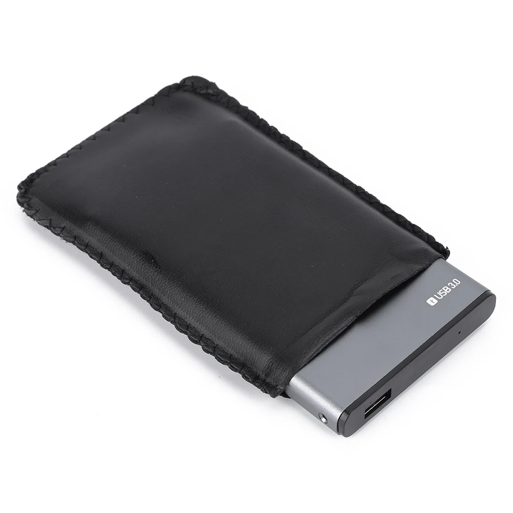 5 Гбит/с Корпус HDD Case 2.5in USB3.0 Внешний Жесткий Диск Диск Случай SATA К USB Портативный Алюминиевый Сплав Устройство Хранения, С Сумкой