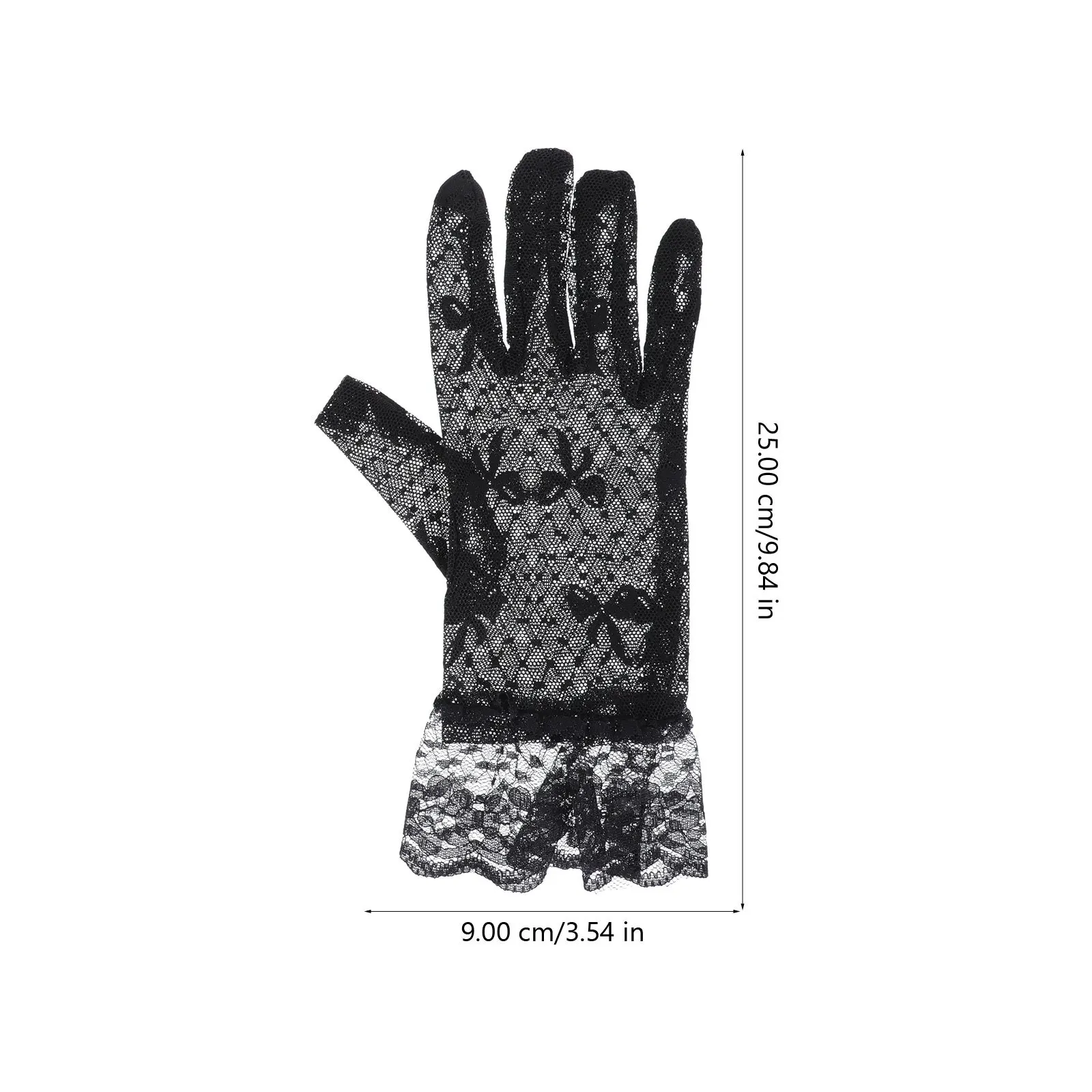 1세트 치파오 드레스 액세서리 레트로 메쉬 망사 모자 장갑 세트 연회 웨딩 촬영 파티 베일 헤드드레스