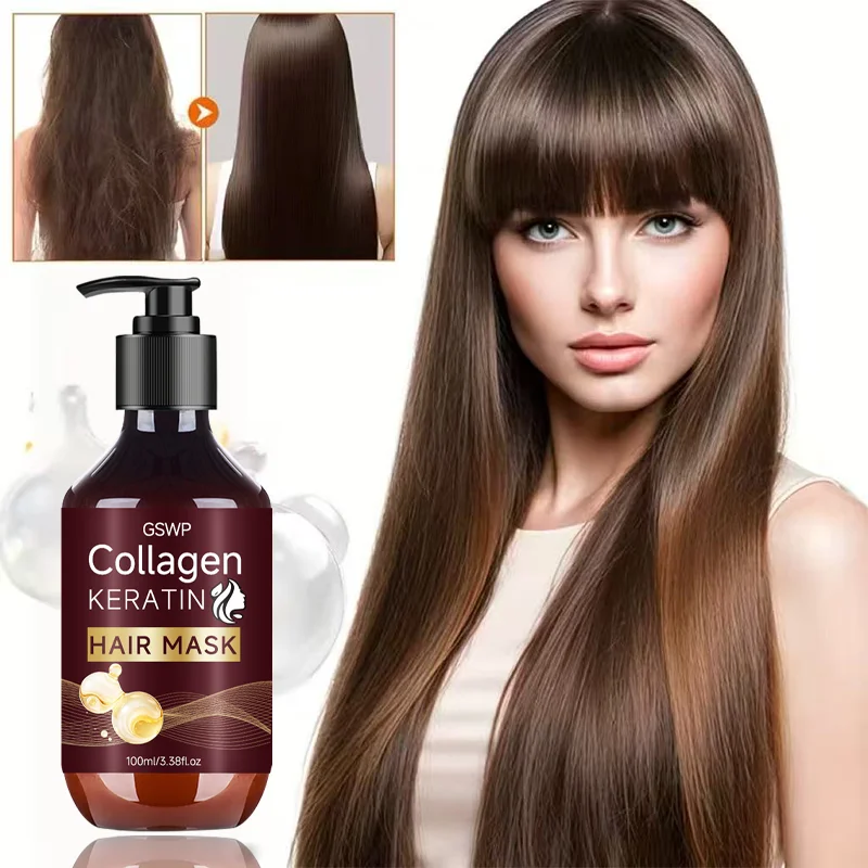 

GSWP 7-in-1 Collagen Hair Mask: Lightweight & Residue-Free, Suitable for All Hair Types, an Excellent Gift Choice. 100ml
