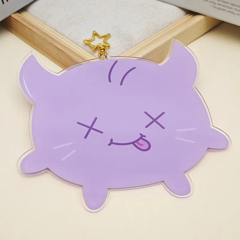 New Kpop Korean KARINA WINTER NINGNING GISELLE Acrylic Cartoon Cute Card Holder Put 5.5*9CM Card Lovely Keychain Bag Pendant