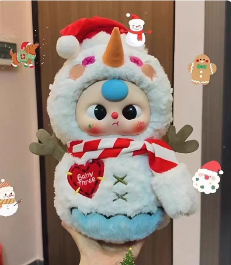 

New Product In Stock Baby Three 400% Christmas Series Blind Box Rough Action Figure Cute Desktop Decoration Girl Christmas Gifts