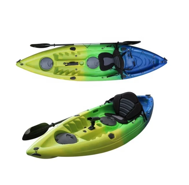 Professional Team OEM Welcomed Multi-color One Person Cheap Plastic Fishing Boat For Sale
