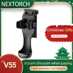 Nextorch soporte de linterna V55/ V55L, linterna innovadora mejorada, transporte, rotación de 360 °, ligero, portátil, función de bloqueo