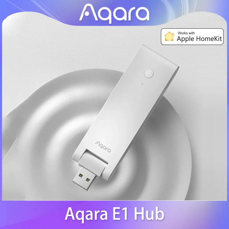 Aqara E1รวมศูนย์ ZigBee สนับสนุน3.0 ZigBee เชื่อมต่อระบบเตือนภัยบ้านศูนย์ควบคุมระยะไกลสำหรับ Xiaomi Home Kit APP