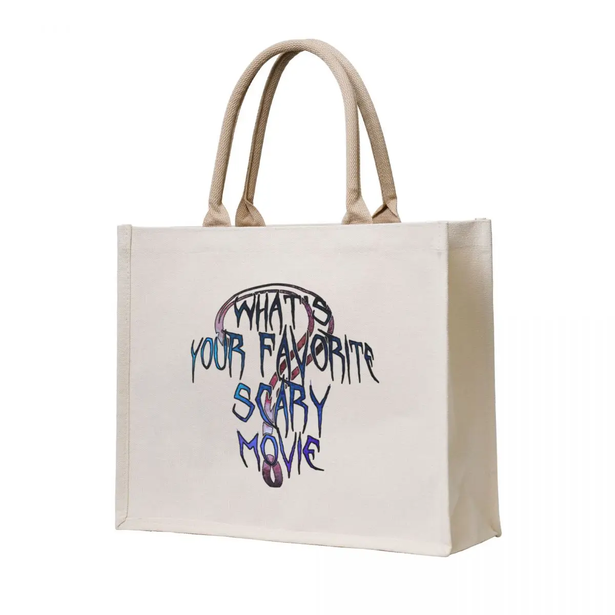 

What's Your Favorite Scary Movie Tote Bag cloth bag woman bags woman 2025 tote bag men's