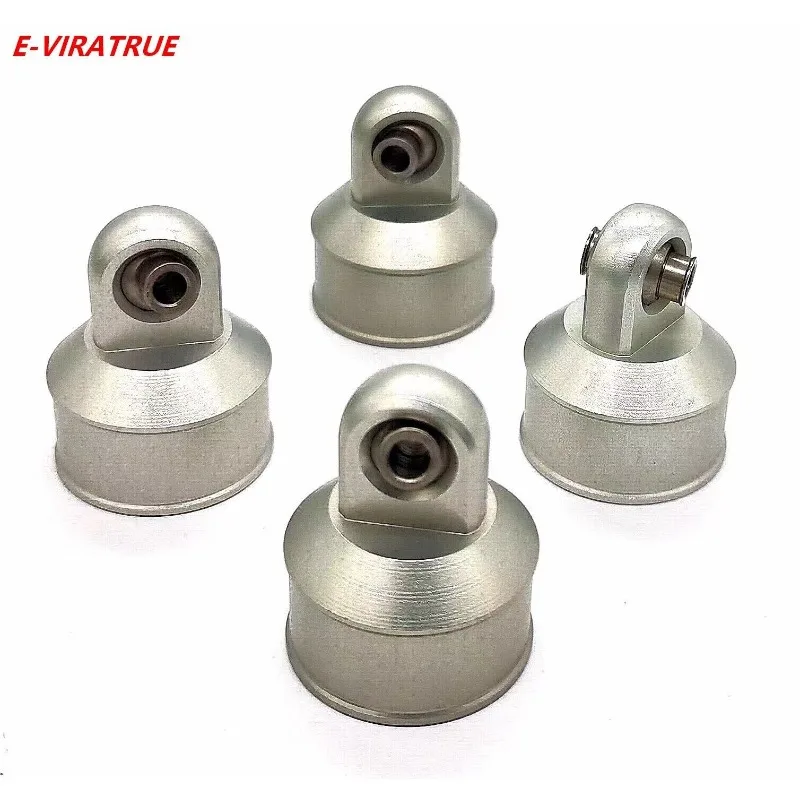 E-VIRATRUE  7075 Aluminum Shock Cap For TRAXXAS XMAXX&XRT 1/5 4pcs