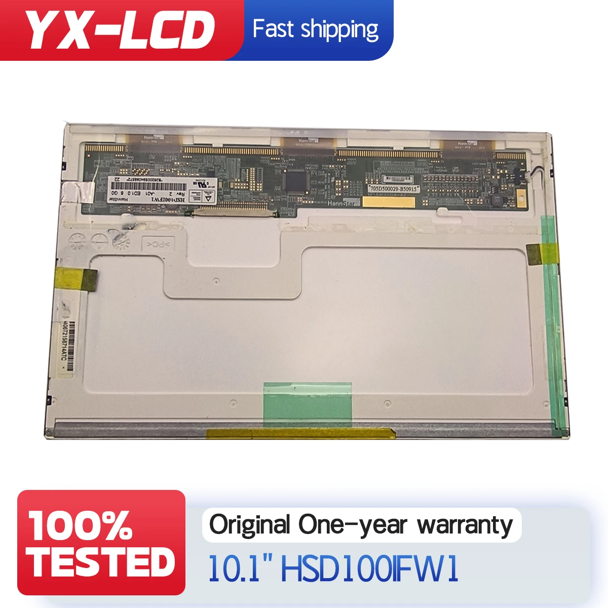 10.1 Inch 1024x600 LCD Display Screen HSD100IFW1 HDMI VGA Audio DVI Control Driver Board Monitor LVDS 30PINS Panel