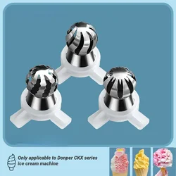 Ice cream machine universal modeling cap for Donper Ice cream maker pattern Nozzle accessories