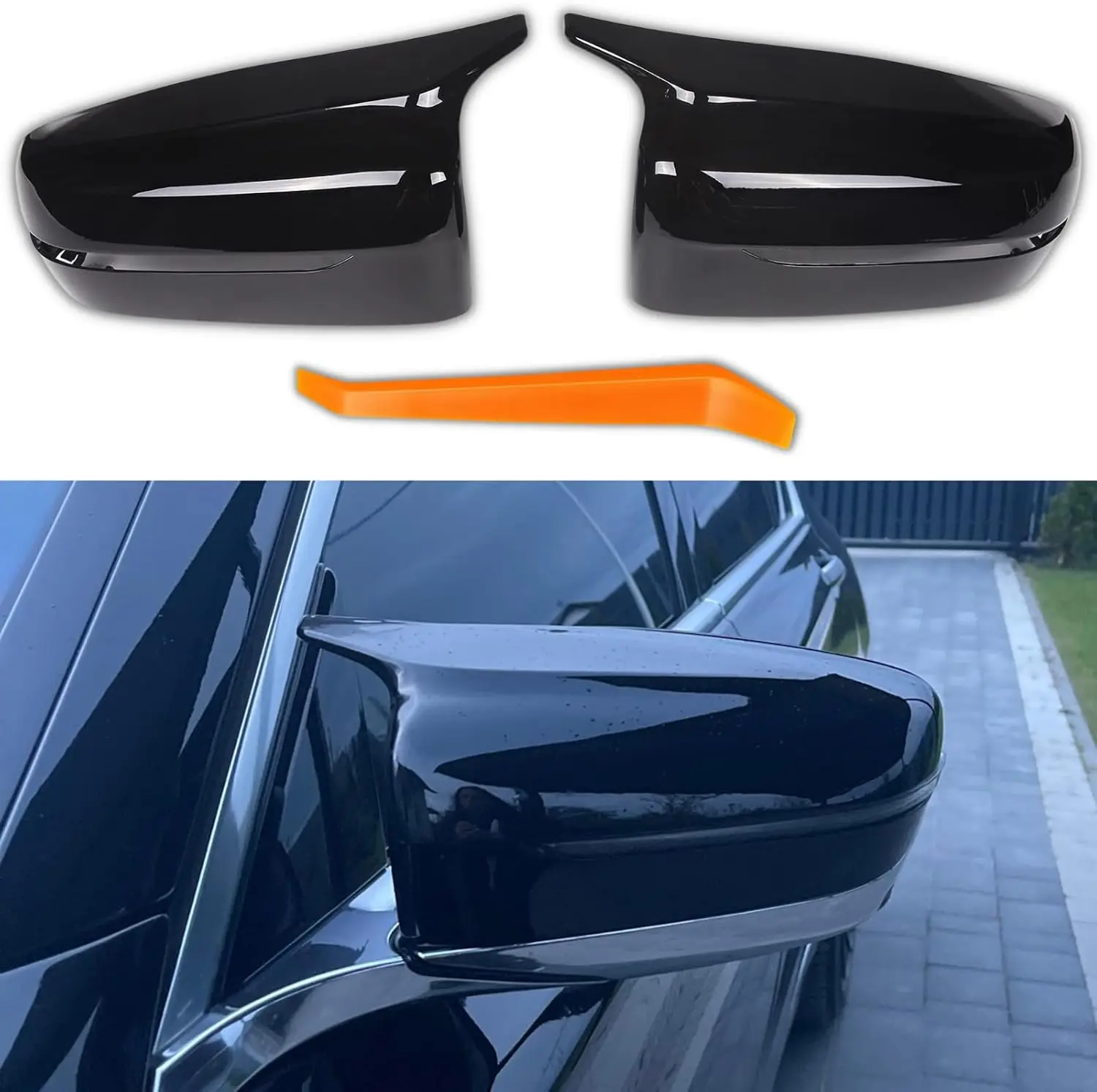 

Комплект из 2 накладок на боковые зеркала из карбона для BMW G20 G30 320i 325i 330i 525i 530i 540i 2017-2022, внешняя отделка
