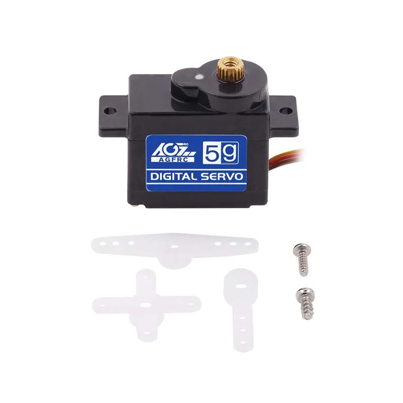 Mini 8g 20T Metal Gear  B05CLS Digital RC Helicopter Throttle Servo AGFRC