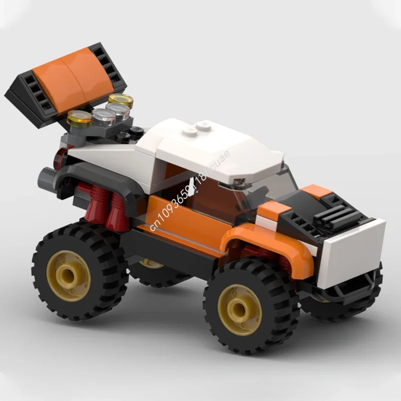 

Набор строительных блоков MOC: Трюковой грузовик-монстр (86 деталей) – Развитие творчества для подростков и взрослых коллекционеров. Идеальный подарок на Рождество.