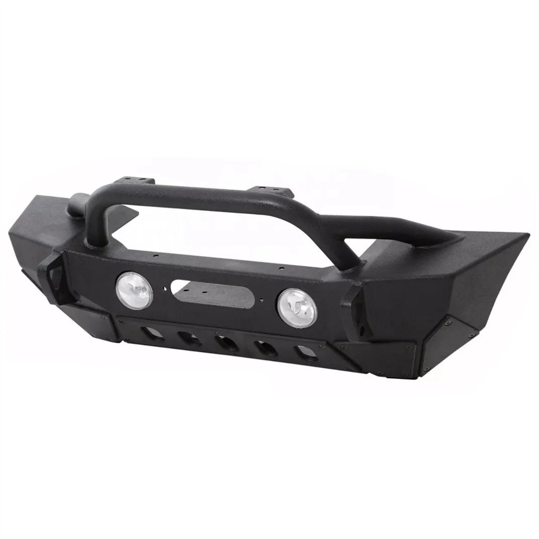 Front Bull Bar Guard, for Suzuki Jimny, 4x4 Heavy Duty Steel Front Bumper, with Winch Mount Plate, Muddy Trail Armor Kit