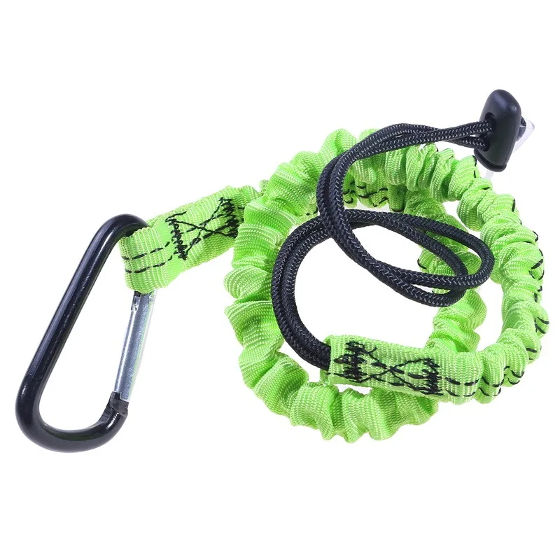 High Quality Carabiner Lanyard Retractable Safety Rope Telescopic Elastic Climbing Tool anti-fall Safety Ropes