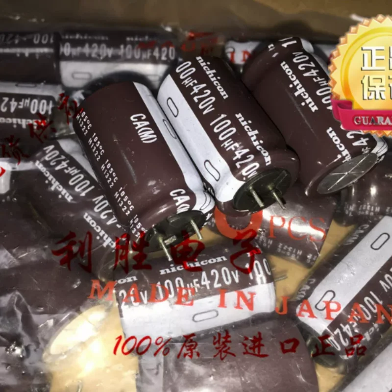 

10PCS-100PCS Nichicon Aluminum Electrolytic Capacitor 420V100UF 18X30 CA Scissor Pin Replacement 400V100UF from Japan