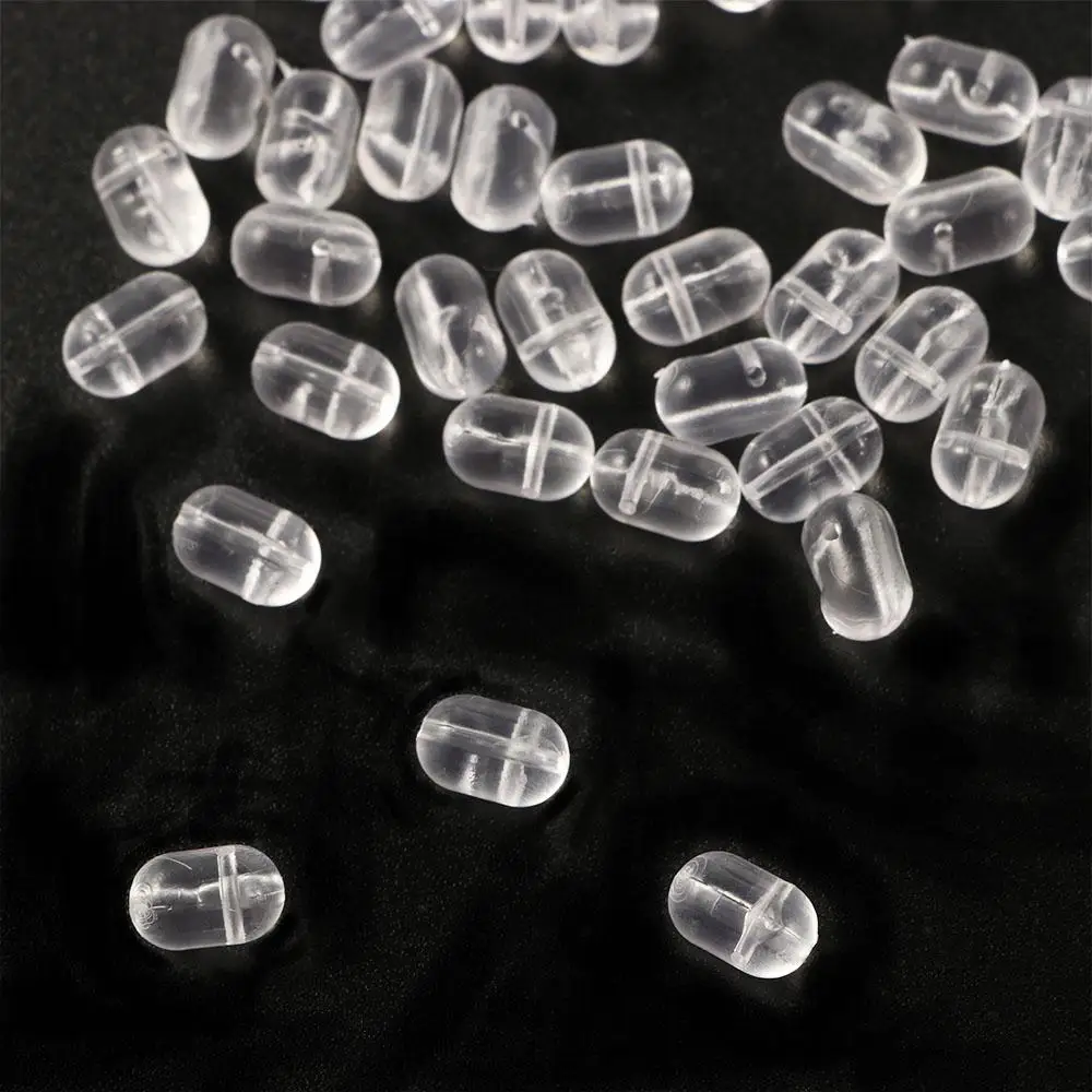 

Transparent Double Pearl Fishing Float Fishing Bait Fishing Cross Beads Double Cross Hole Beads Clear Beads Fishing Beads