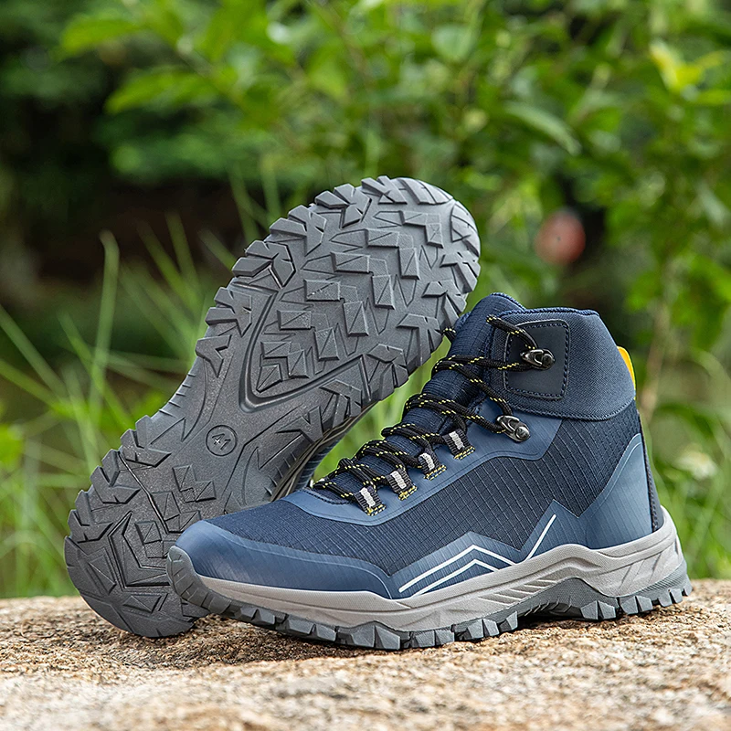 

Breathable Cushioning Nonslip Sneakers Men's Hiking Shoes Running Trekking Sneakers Outdoor Mountain Sports Shoes for Men