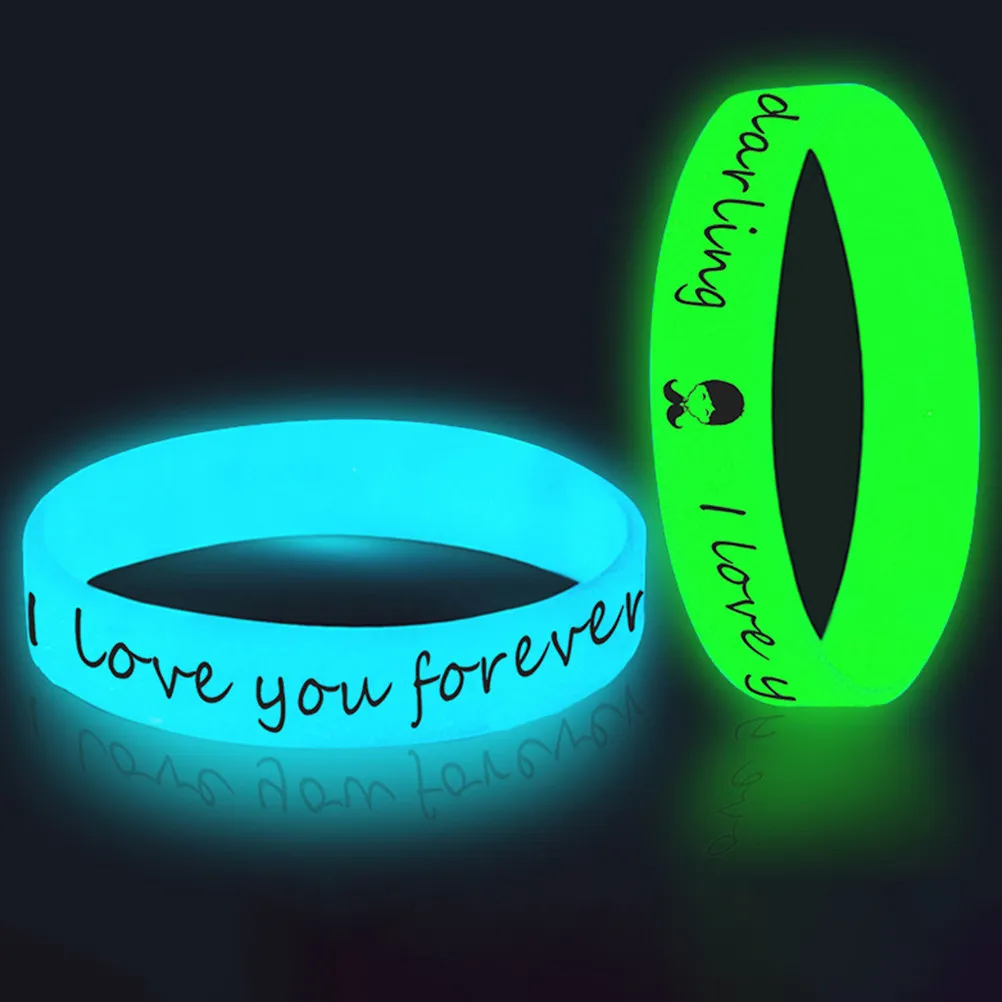 25Pcs Glow Bracelets Luminous Silicone Wristbands Bright Vivid Colors Kids Mix Match Friendship Gifts Sports Carnival School