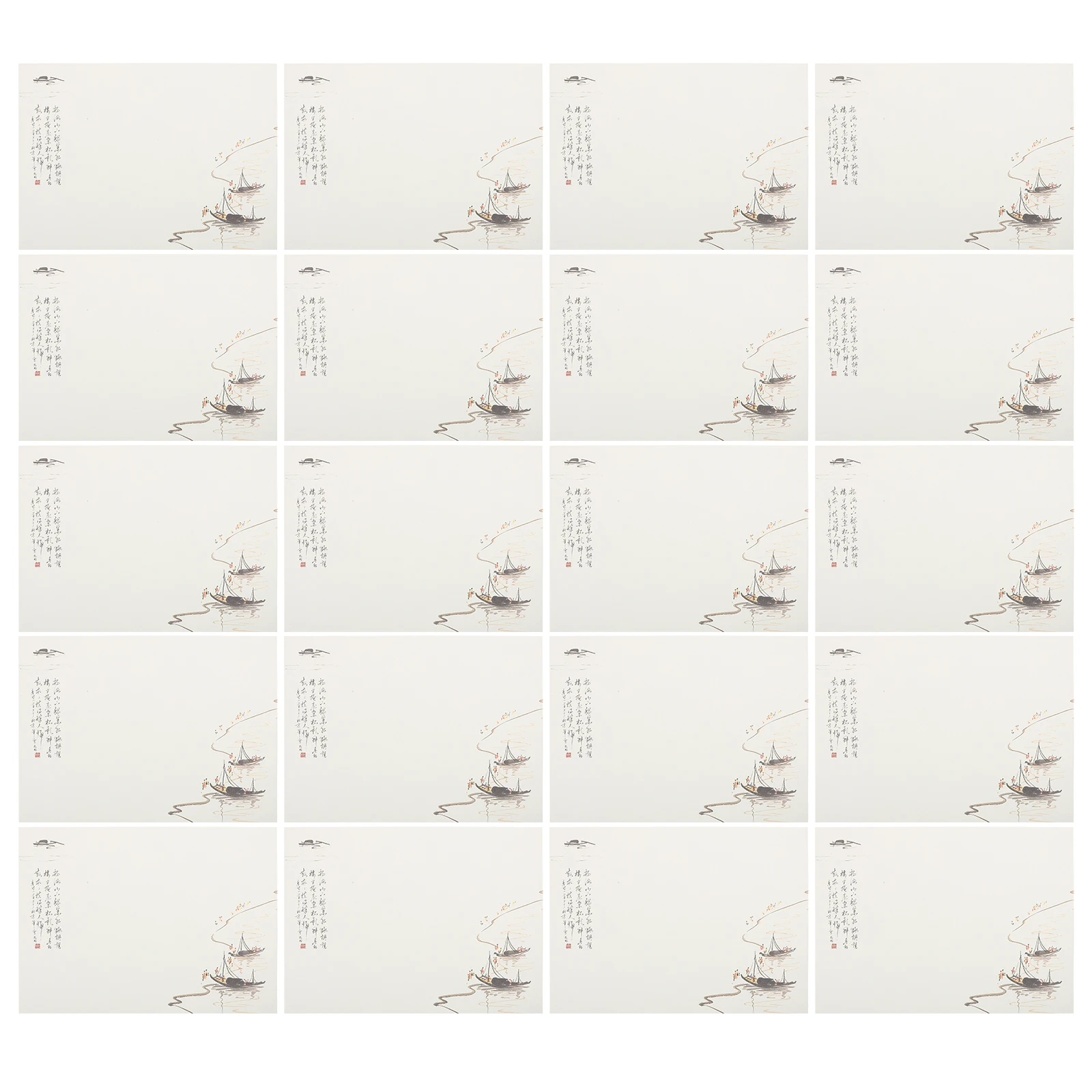 

10 Sets Scroll Writing Letter Note Letter Writing Paper Decor Style Stationery Paper For Invitation Note Envelope
