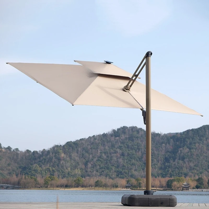 

Outdoor parasol courtyard umbrella villa garden terrace large sun umbrella shed outdoor stall