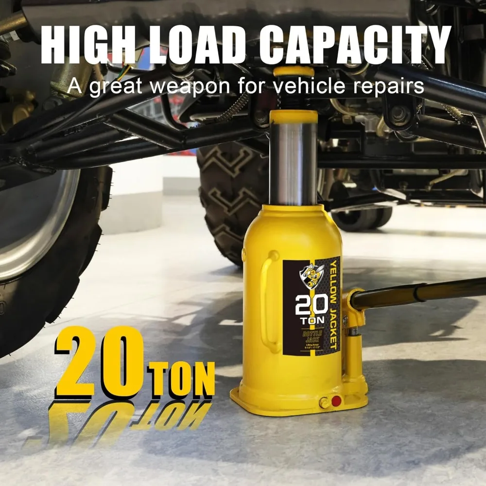 مقبس زجاجة ملحوم متعدد الاتجاهات سعة 20 طن لرفع المركبات - مناسب للسيارات والالتقاطات والشاحنات والمركبات الترفيهية