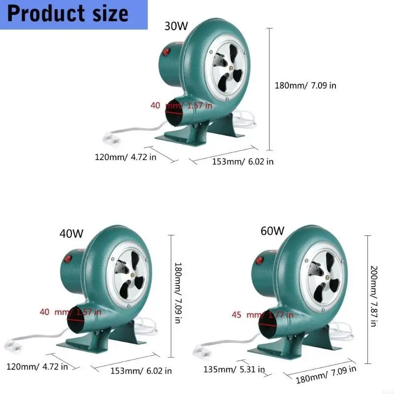 M7DA 220V 50Hz 遠心ブロワー 速度調整付き ブロワーストーブファン 鍛冶、バーベキュー、放熱用