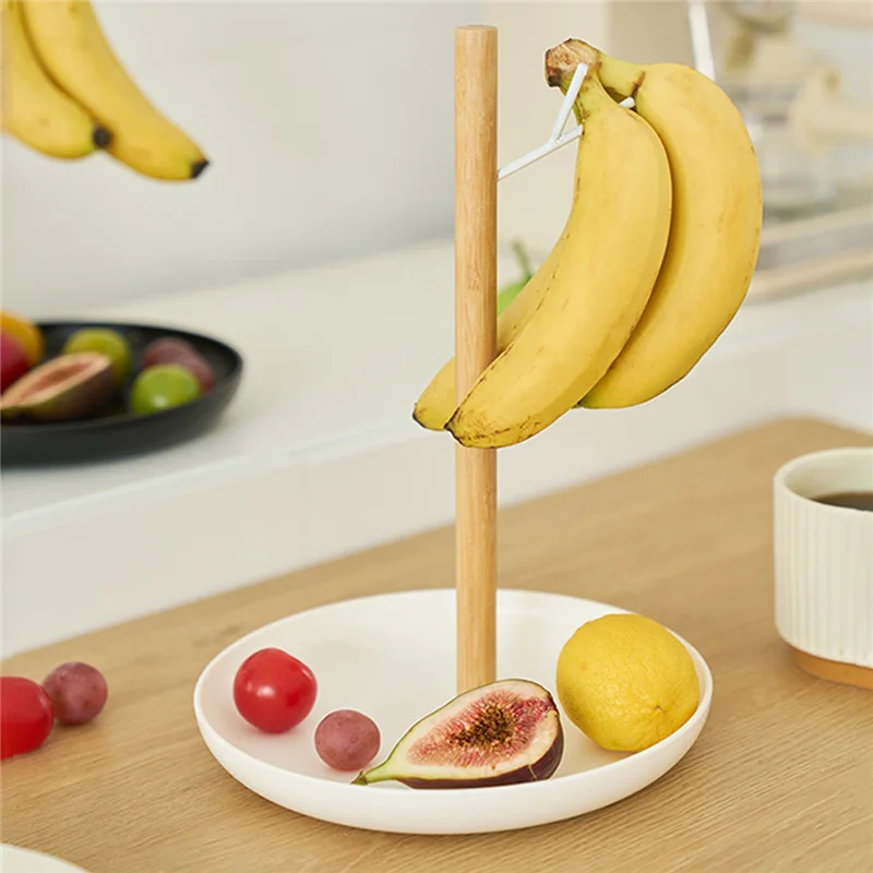 ABBP-Fruit Bowl Banana Hanger Fruit Basket Simple Desktop Storage Tray Living Room Home Porch Key
