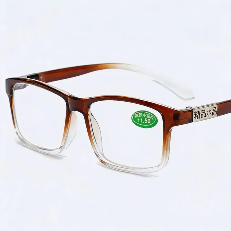 Men Women Eyeglasses Premium Crystal Lenses Glasses Reading Glasses Scratch Resistant Presbyopia Eyeglasses For Daily Reading