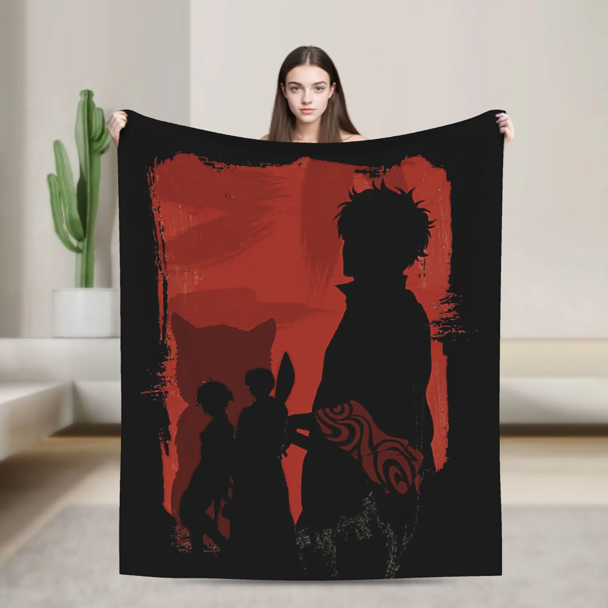 The Samurai Group Blankets Gintamas Flannel Funny Warm Throw Blankets for Bedspread Summer,