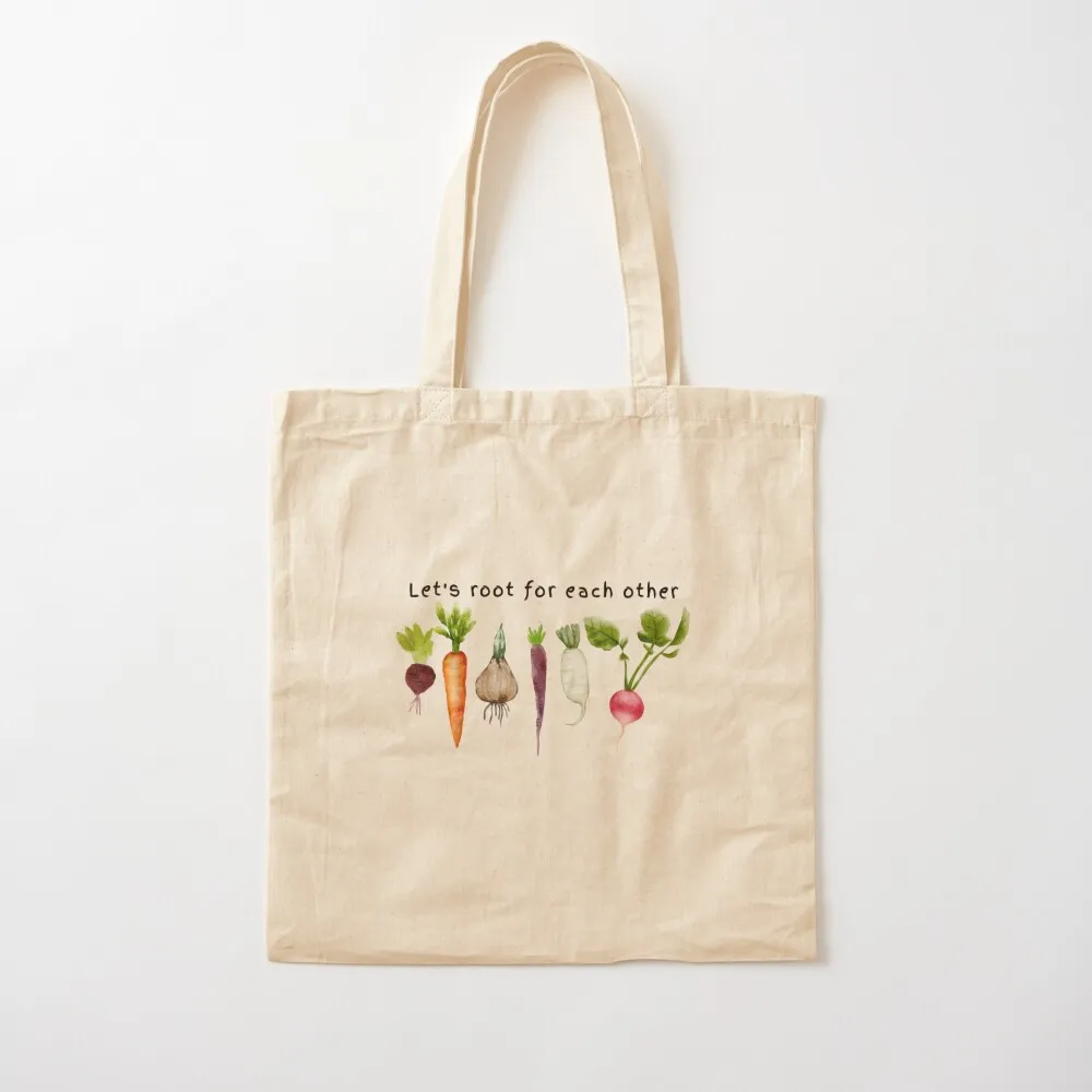 Root for Each Other Tote Bag canvas tote bag reusable shopping bag