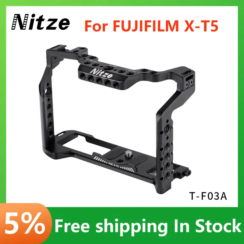 NITZE Camera Cage For FUJIFILM X-T5Cage Special Kit for Micro Single Camera Cage