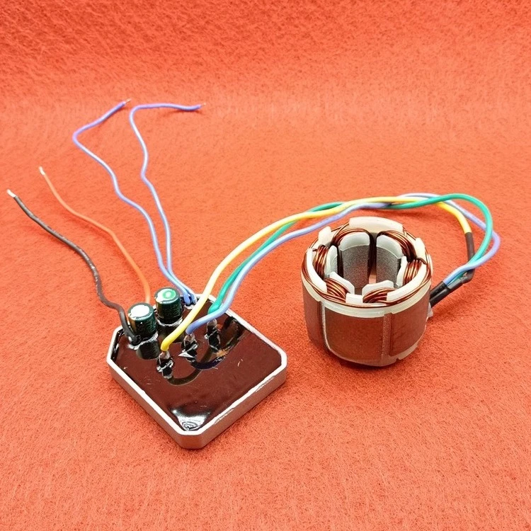 Rotor stator control board for Delisi 12 inch lithium chainsaw rotor 7 teeth rotor electric chain saw motor assembly