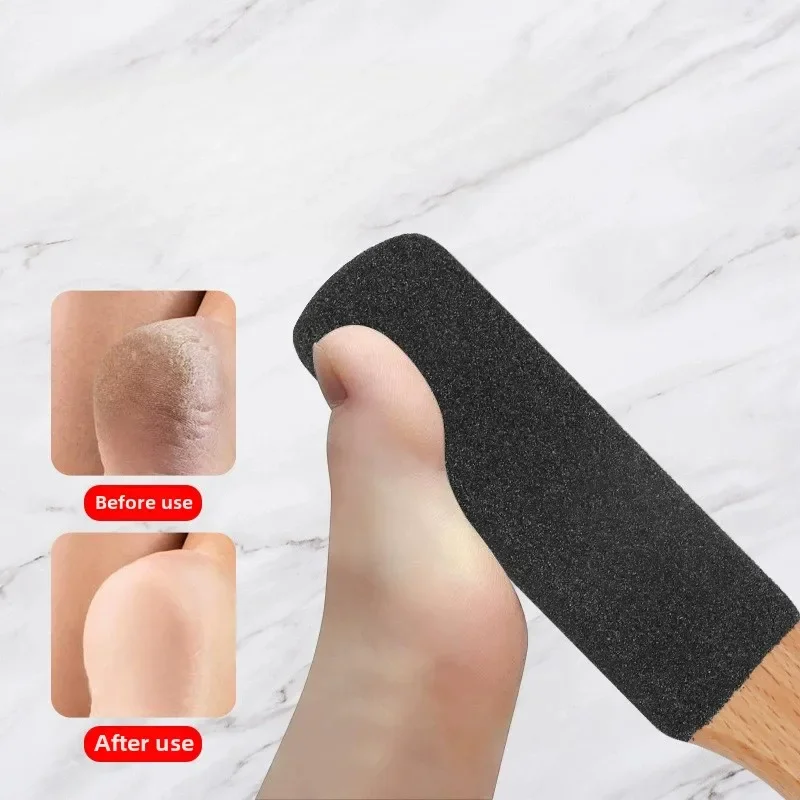 1 st Beukenhout Voetvijl Rasp Tool voor Hielscheuren & Dode Huid - Expert Eelt Remover & Exfoliërende Scrubber voor Pedicure