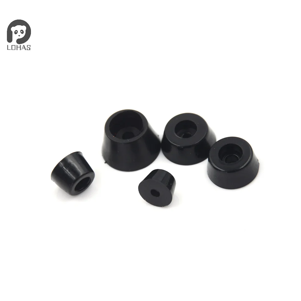 10 Stuks Zwart Rubber Ronde Kast Instrumentenkast Voeten Voet Ronde Bumpers Pads