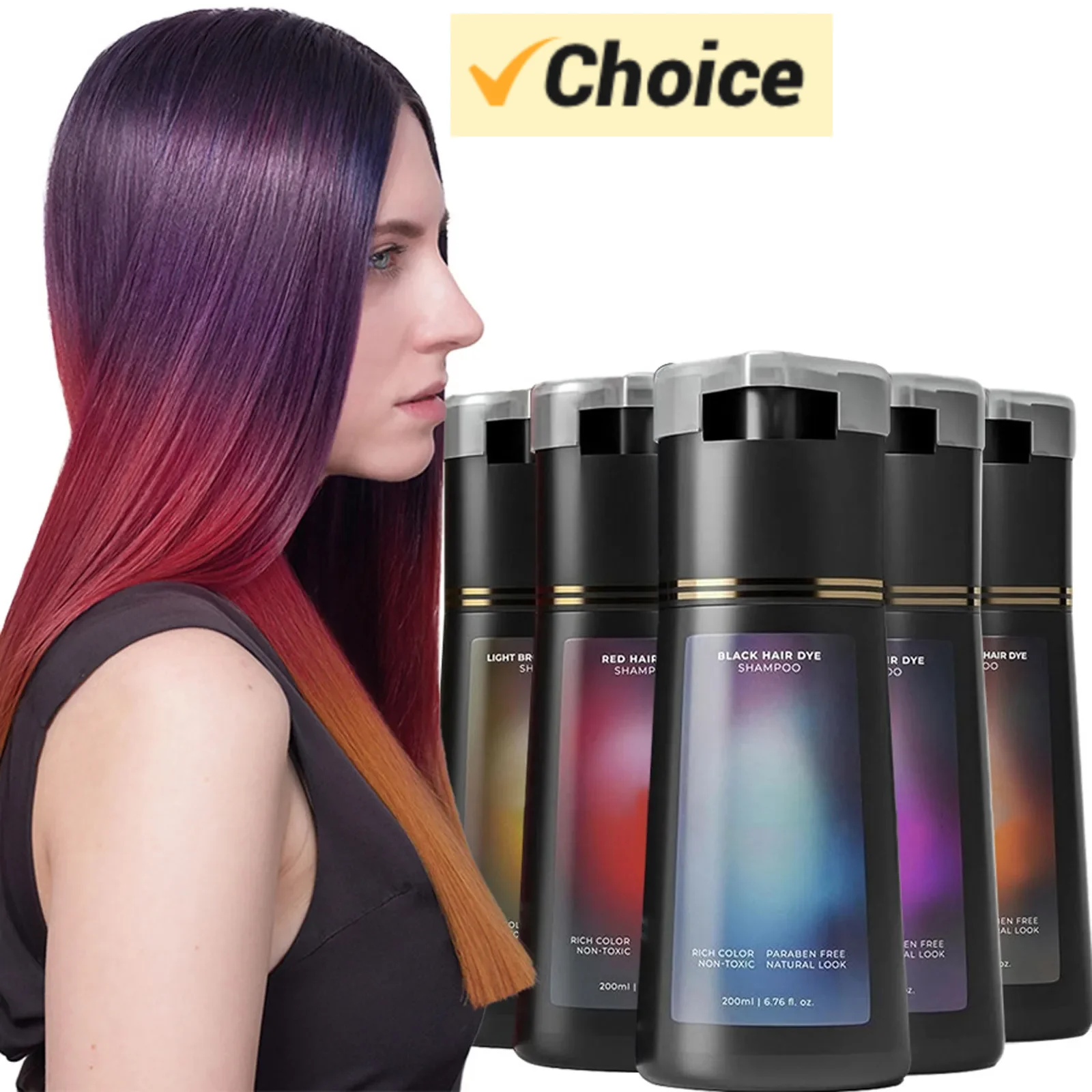 Polar Hair Dye Shampoo, Polar Hair Color, Polar Hair Color Shampoo for Gray Hair Coverage, Haircare Instant Dye Shampoo for Wome