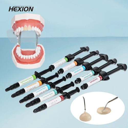 Pegamento ligero de curado Dental, resina compuesta Universal/enlace adhesivo/Kit de Gel de grabado, soporte de ortodoncia, consumibles adhesivos para dientes