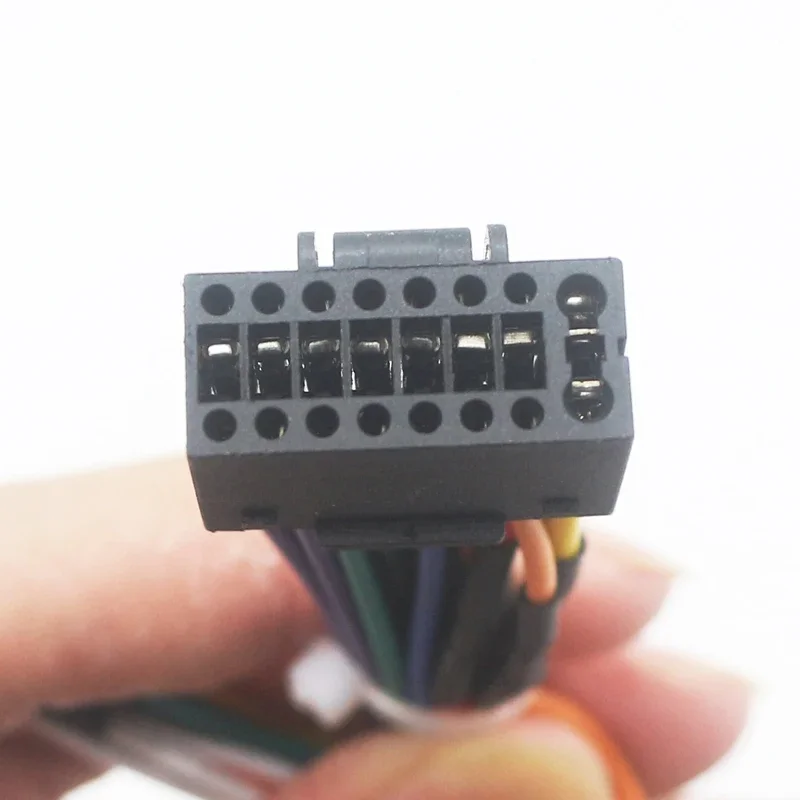 Car Radio Stereo Head Unit 16 Pin Wire Harness Adapter With Canbus Box For Volkswagen Android Power Cable Connector