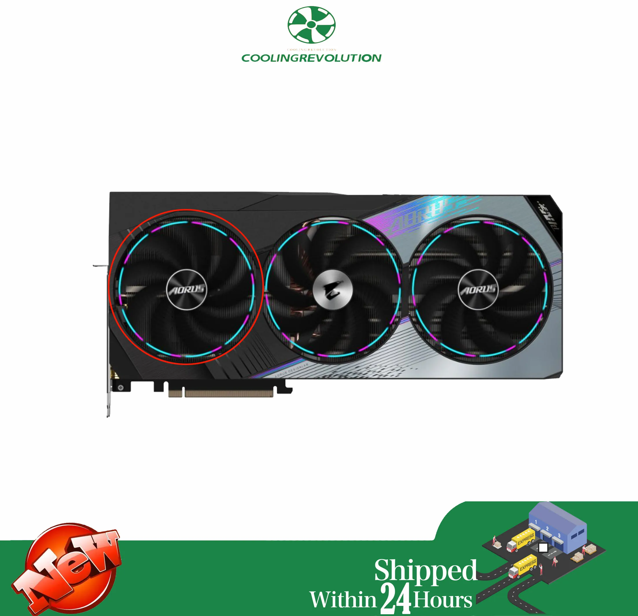 PLD10020B12H DC12V 0.65A 4PIN Graphics fan For GIGABYTE AORUS GeForce RTX 4090 RTX 4080 RTX 4070 Ti MASTER