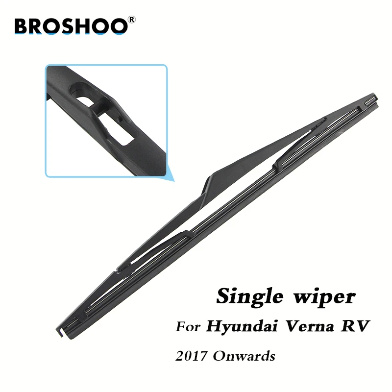 Car Wiper Blade Rear Back Window Windscreen Windshield Wipers Auto Accessories For Hyundai Verna RV Hatchback 280mm 2017 Onwards