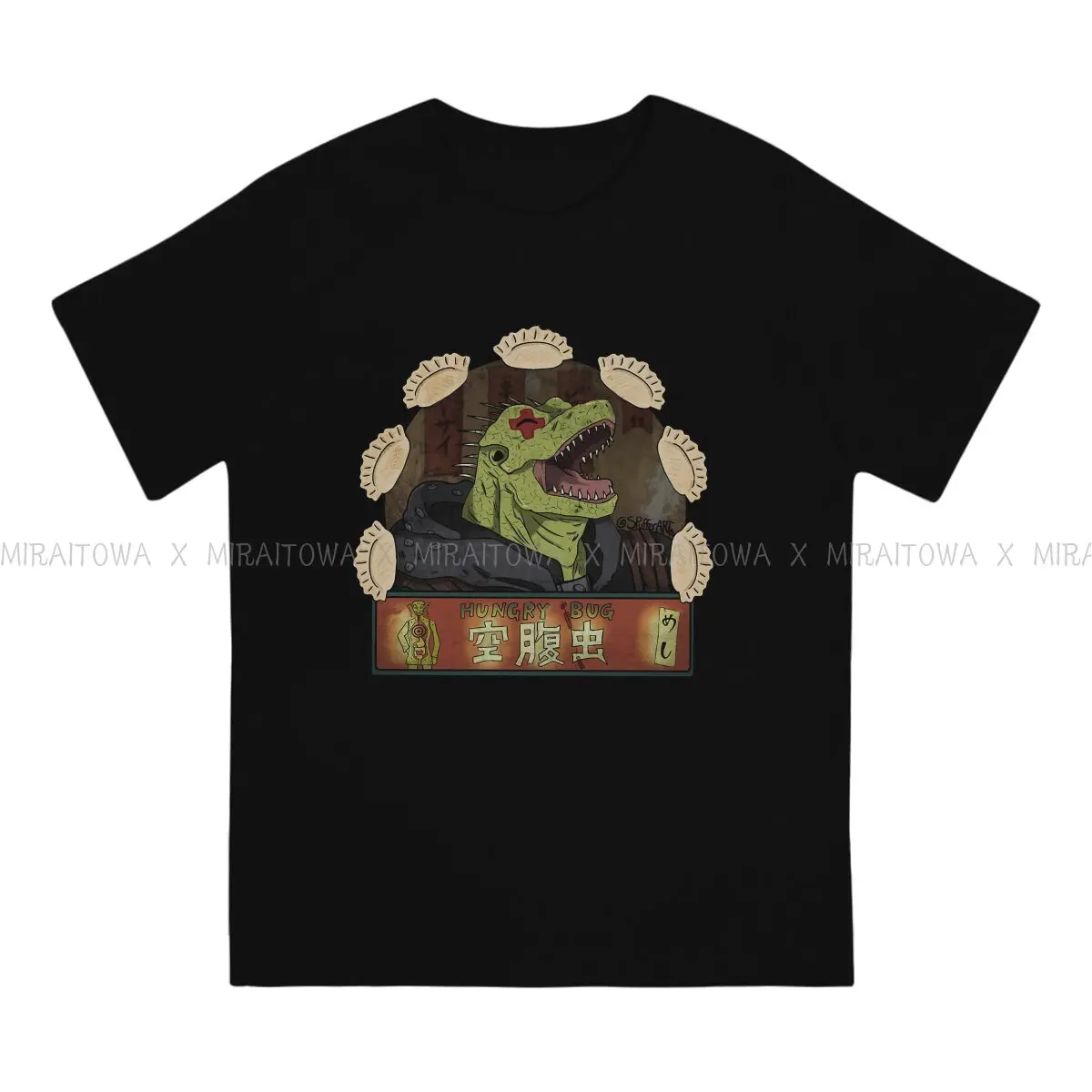 Hungry Bug Gyoza Dorohedoro Men T Shirt Classic Gothic Oversize O-Neck TShirt Harajuku Streetwear