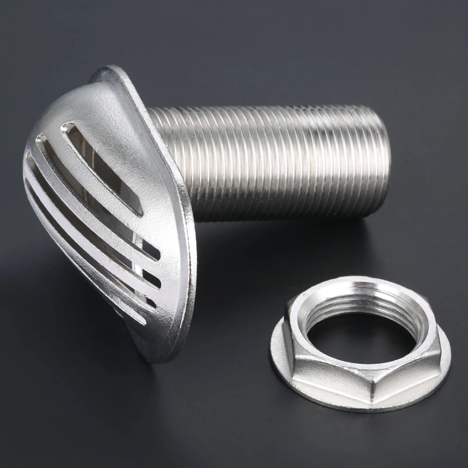 1pc Marine Intake Strainer Thru Hull Inlet Size 1 Inch Marine Grade Stainless Steel 316 Boat Accessories