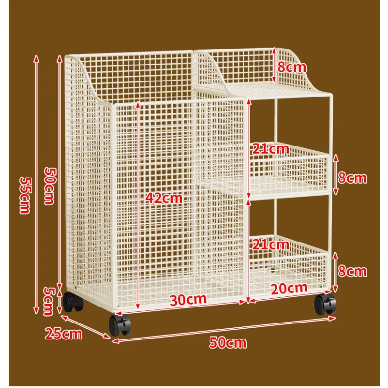 Foldable Ball Storage Rack for Indoor Sports Equipment Kids Basketball Football Display Stand Space-Saving Design Storage Basket