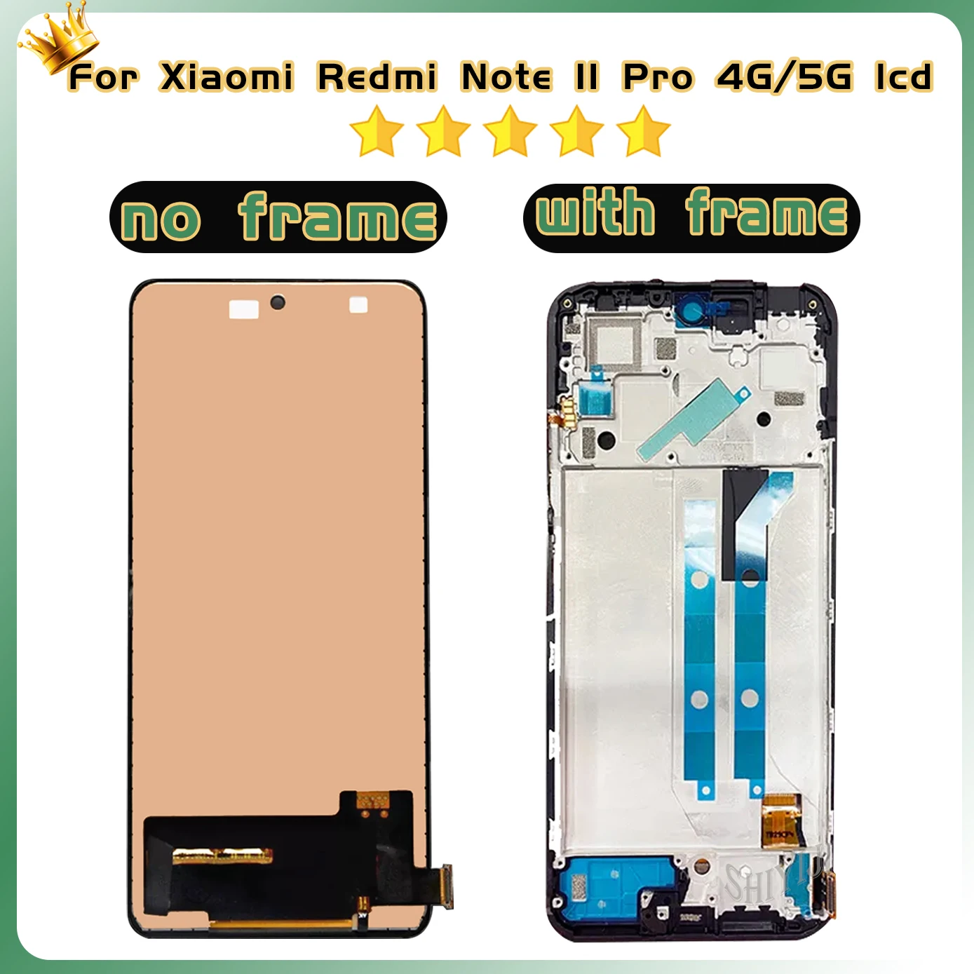 Screen For Xiaomi Redmi Note 11 Pro 4G / 5G LCD Touch Screen 2201116TG 2201116TI 21091116I 2201116SG Display Digitizer Assembly