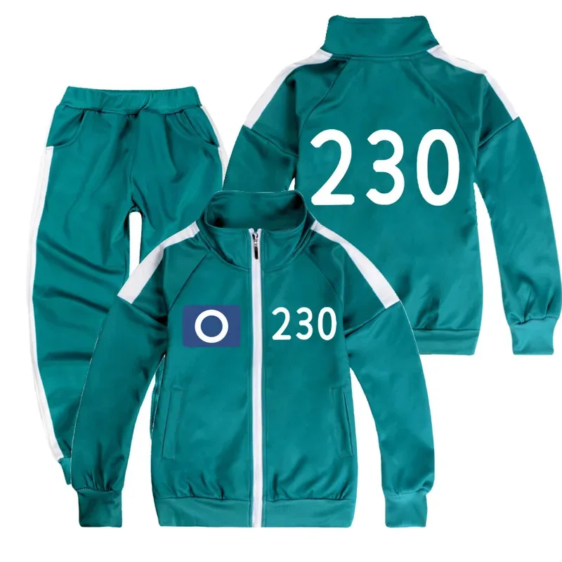 XT8Kinderbekleidungssets Calamares Spiele Kleidung Nr. 456 230 001 Jungen Mädchen Trainingsanzug Sweatshirt und Hose Karnevalsparty Kostüm XT6@!
