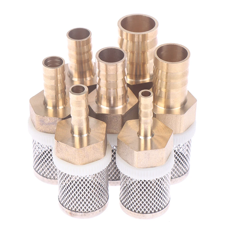 6MM-19MM Hose Filter Car Wash Garden Irrigation Filter Brass Strainer Sprayer Pump Filtering Net Stainless Steel Mesh Filter