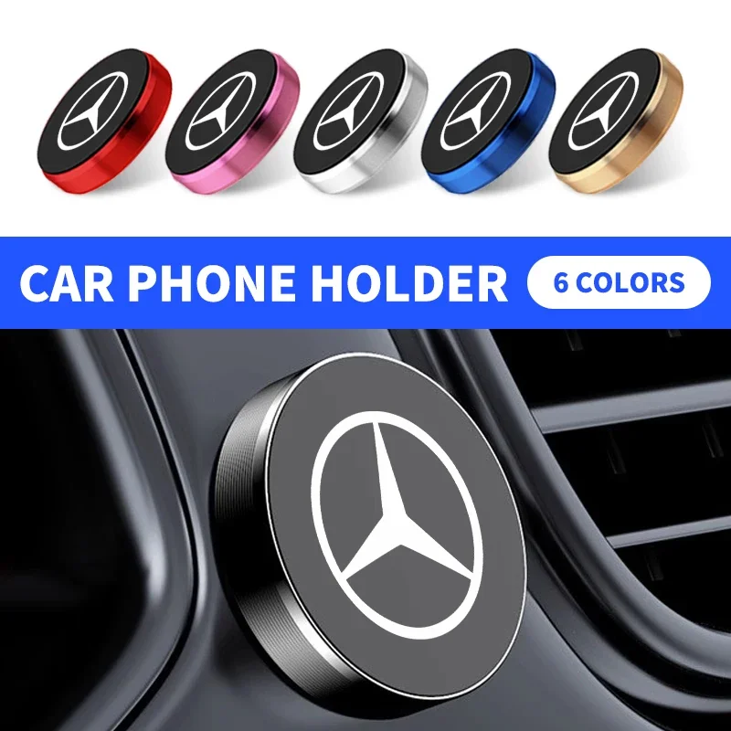 Car Phone Holder Dashboard Wall Mounted Car Magnet Sticker For Mercedes Benz AMG W124 W202 W203 W204 W210 W211 16 sold