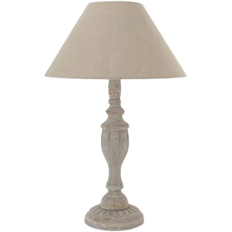 

Export American country personality creative bedroom table lamp retro old study living room homestay hotel installed