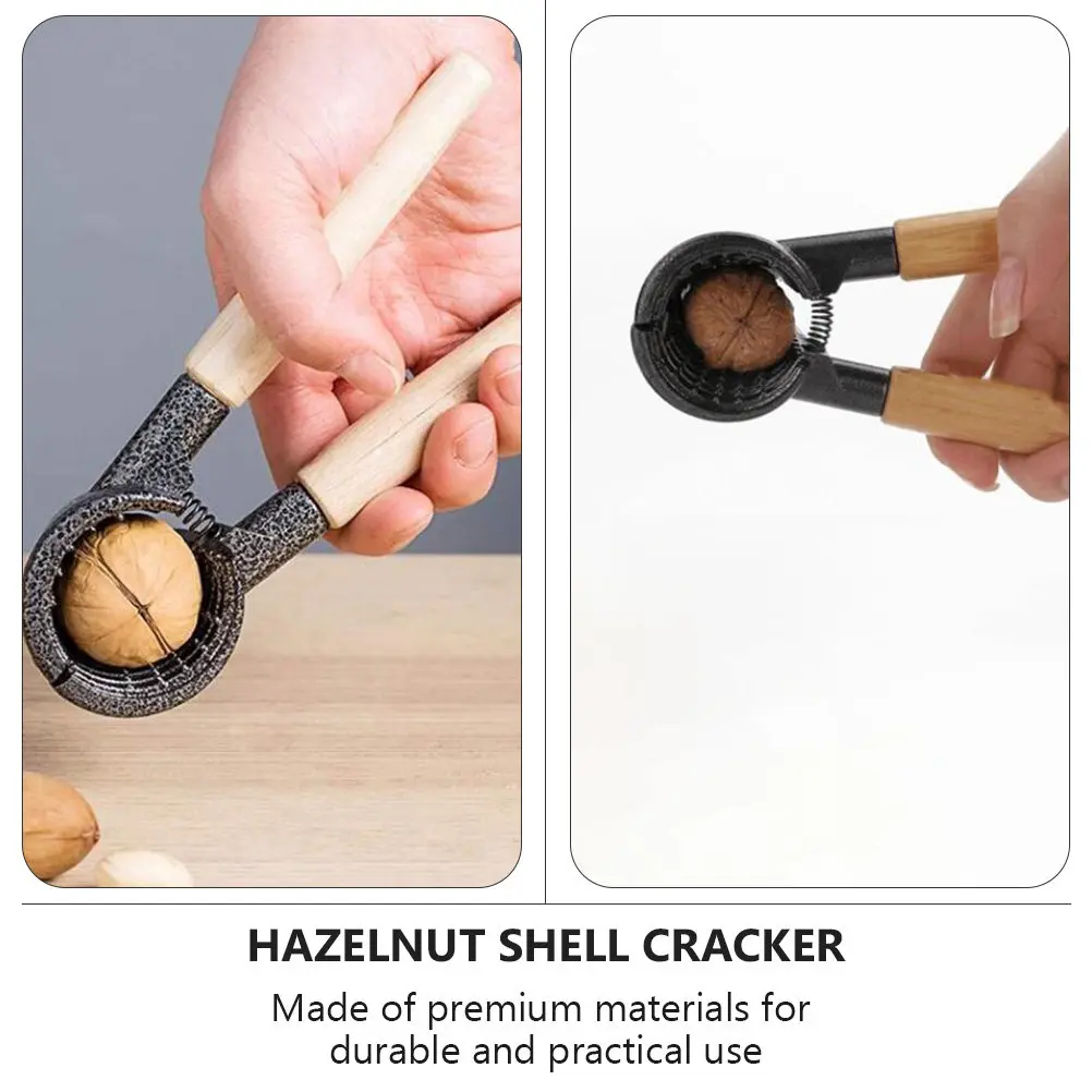 1Pcs Professional Grade Aluminum Alloy Nut Cracker for Walnut Hazelnut Pecan Chestnut Shell Opening Ergonomic Comfort Handle
