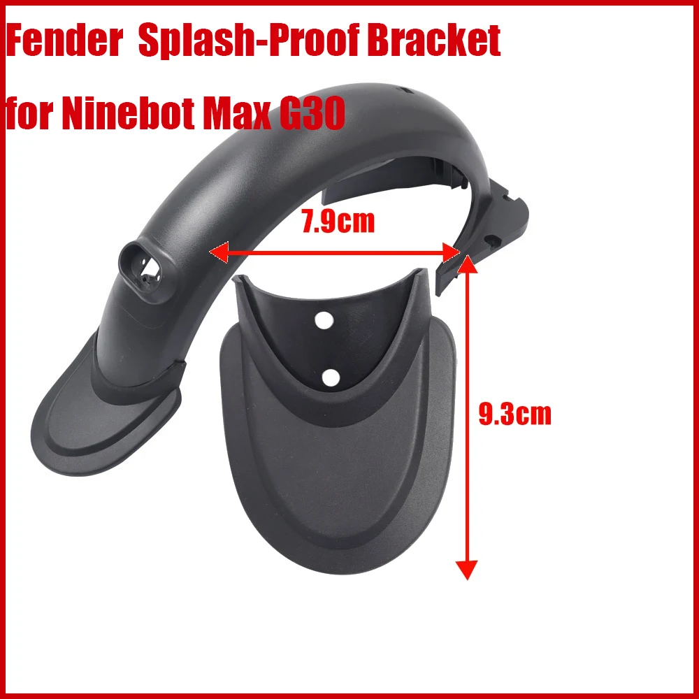 

Кронштейн-рыбий хвост Fender для переднего и заднего брызговика электросамоката Ninebot Max G30, резиновый кронштейн-брызговик, аксессуары
